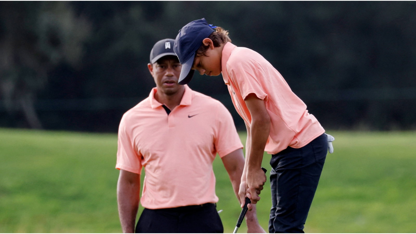 Have you noticed the subtle differences in Tiger Woods' and Charlie's putters?