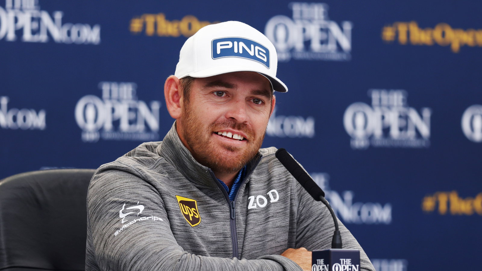 Louis Oosthuzen remains out in front on day two at The Open