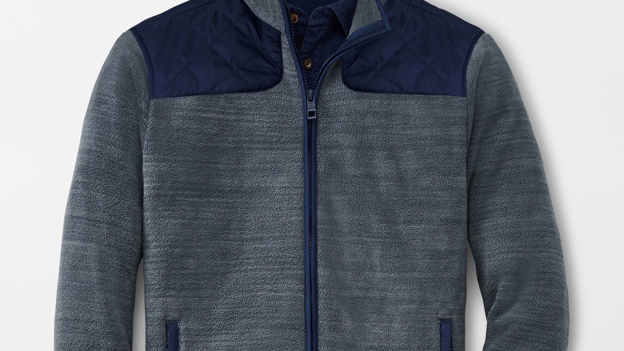 MICRO SHEARLING FLEECE JACKET