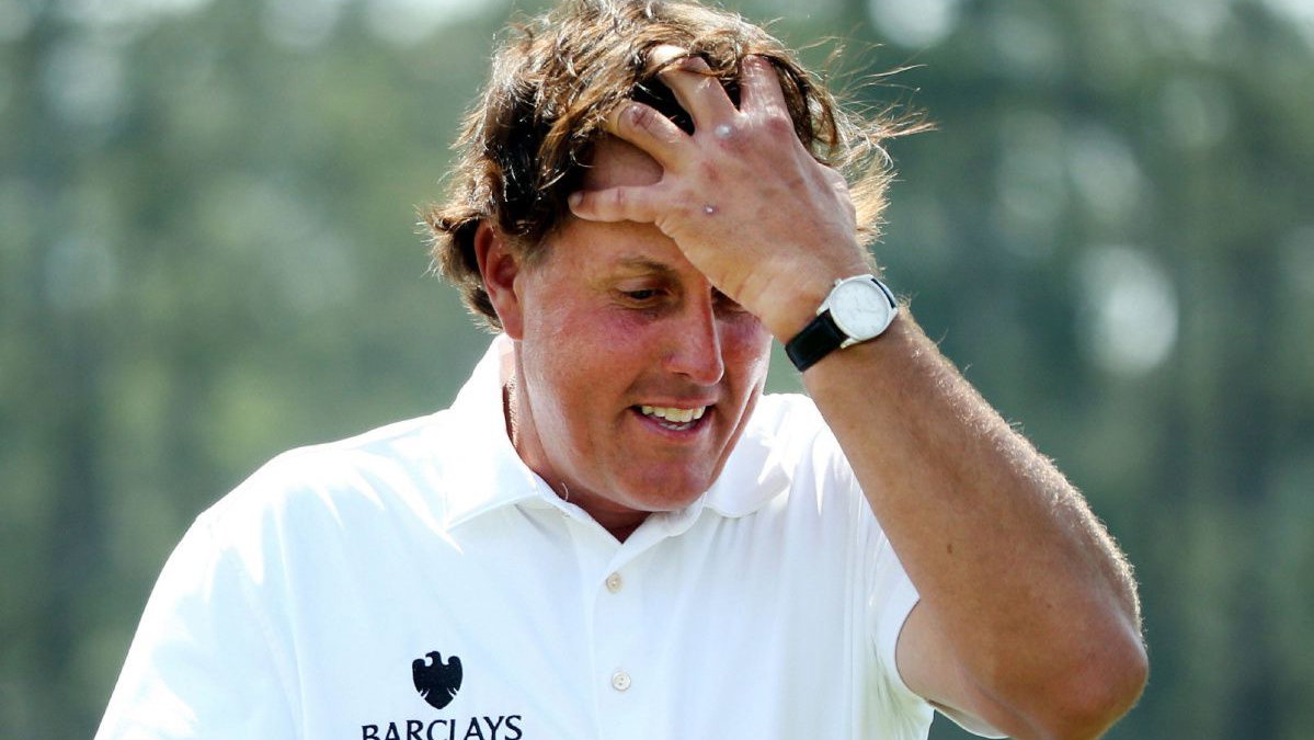 WATCH: Phil Mickelson misses "shortest ever putt on Tour" at US Open