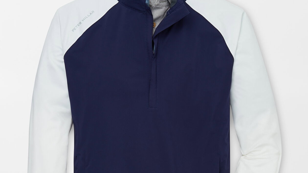 SHIELD HALF-ZIP RAIN SHELL