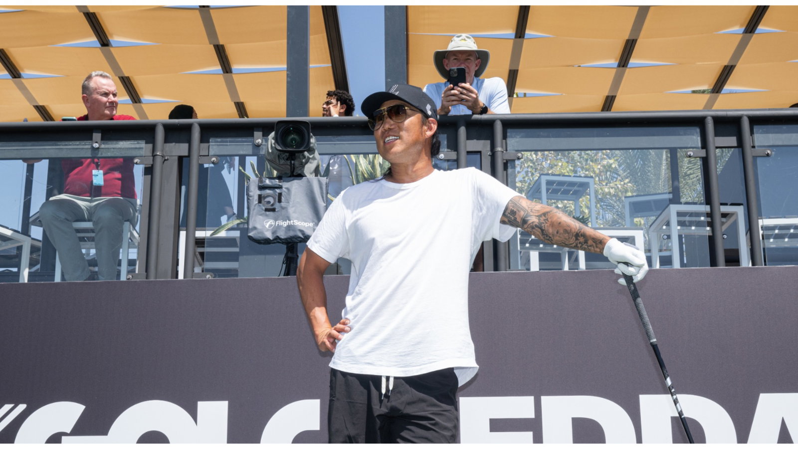 How did Anthony Kim officially start his LIV career? With one hell of a shank!