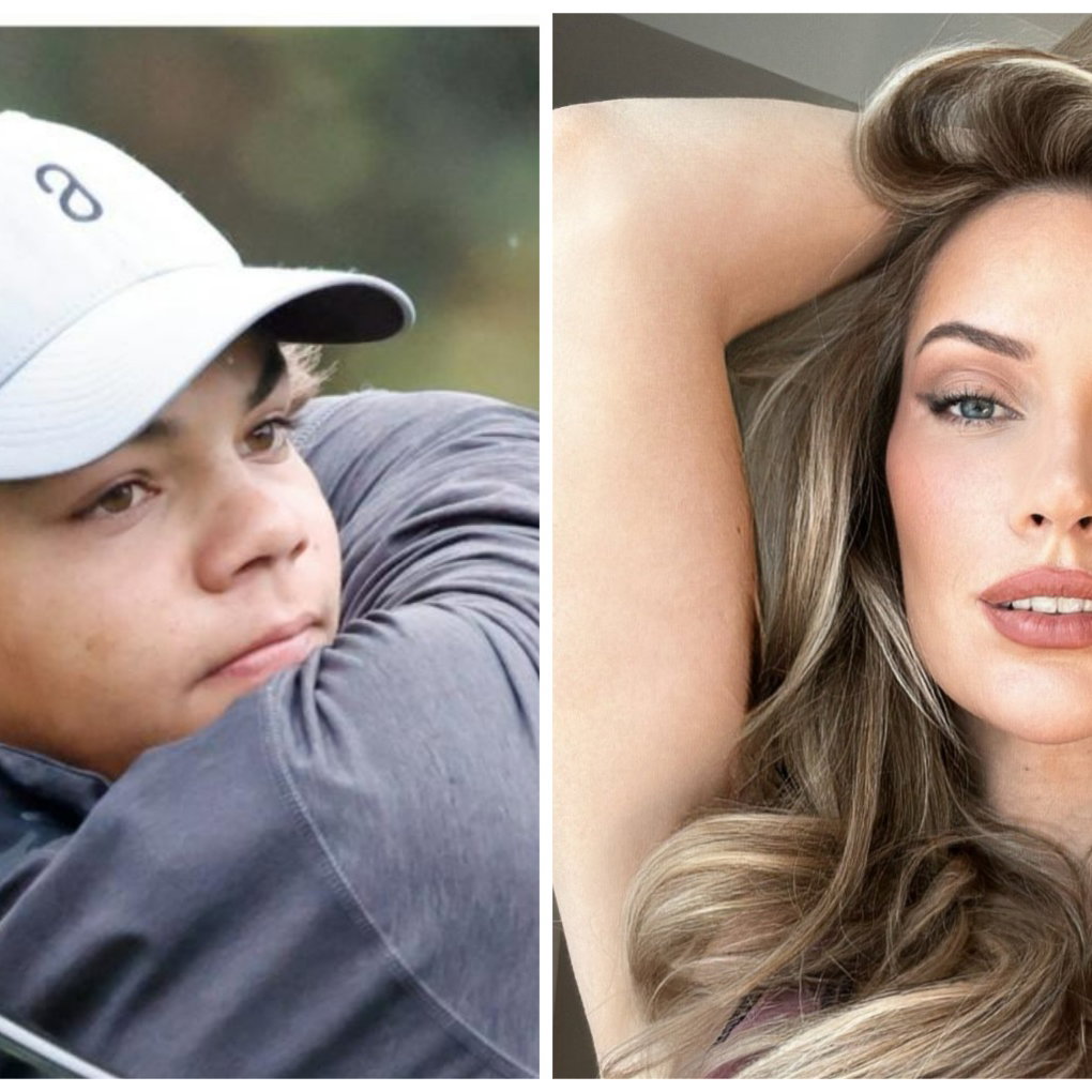 Paige Spiranac slams coverage of Tiger Woods' teenage son Charlie