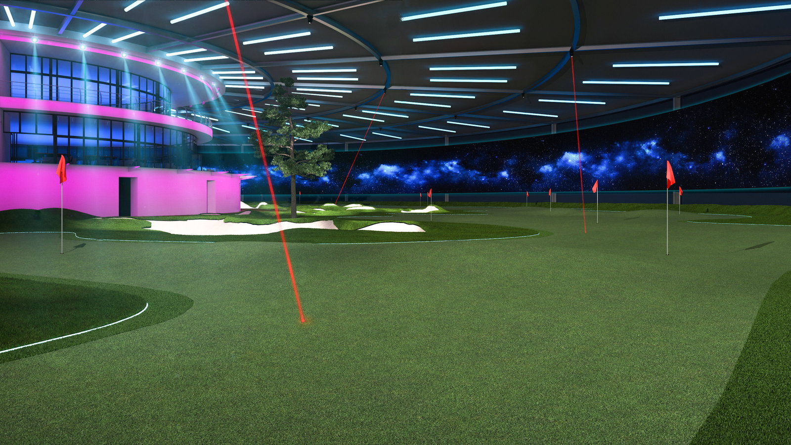 Realitee Golf introduces night mode