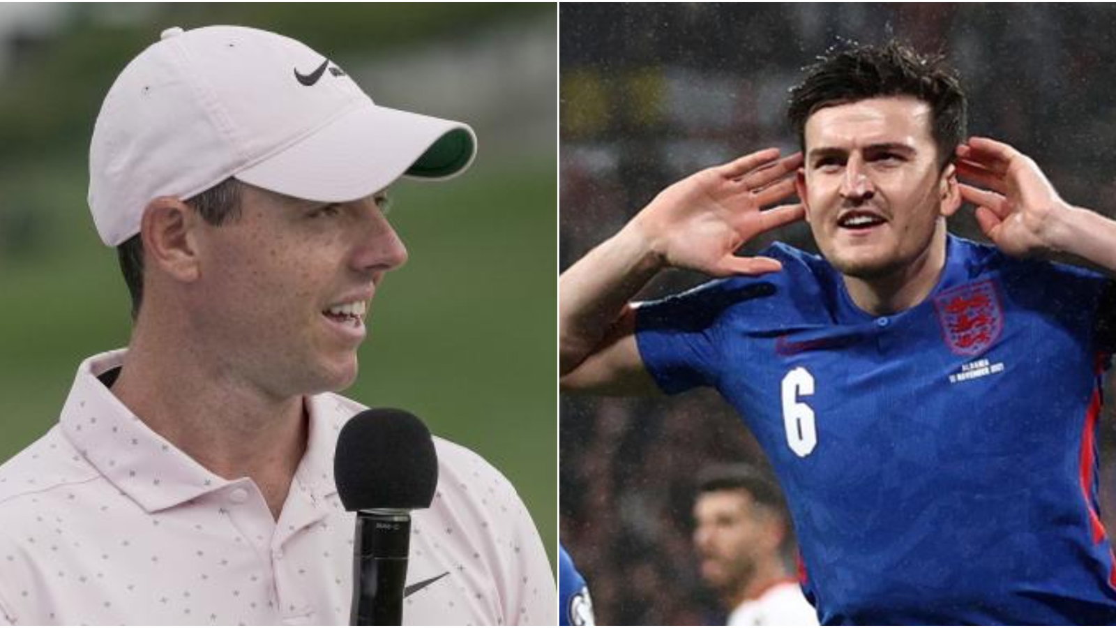 Rory McIlroy on Harry Maguire: "He seems like a great leader"