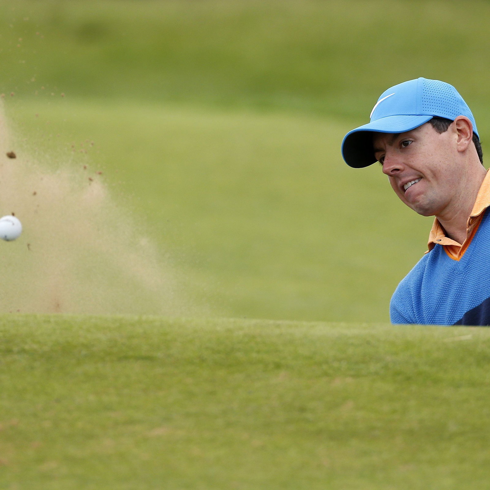 Struggling with greenside bunker shots? Practice with your 8-iron...