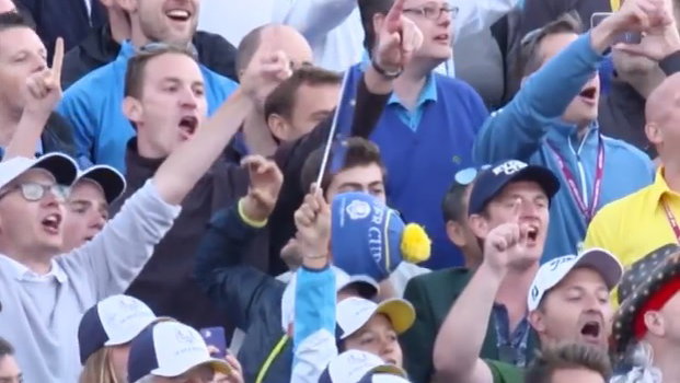 WATCH: The GREATEST European song of all time at a Ryder Cup! THIS WAS EPIC!