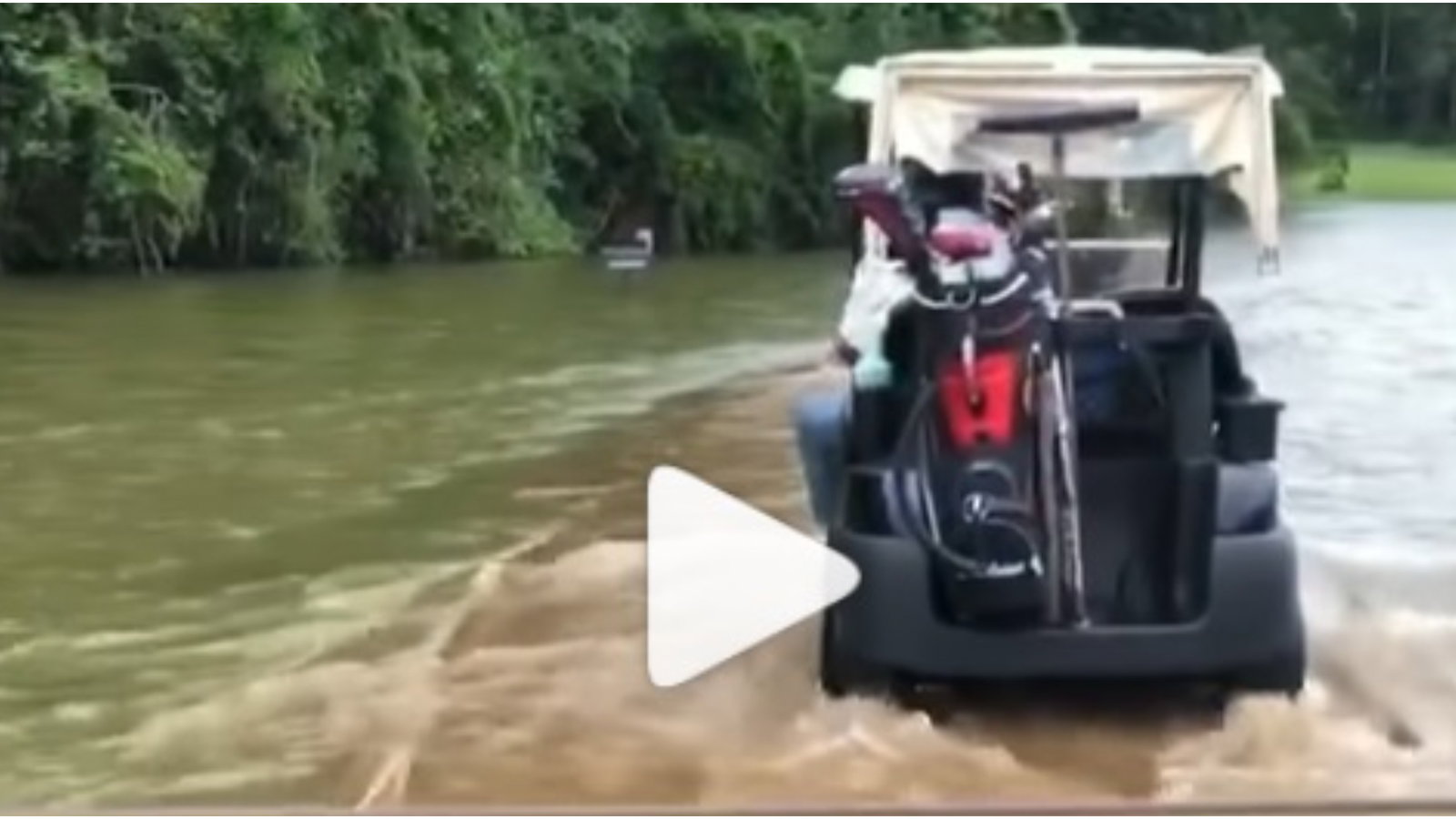 WATCH: Is this the most UNNERVING golf cart bridge you have ever seen?