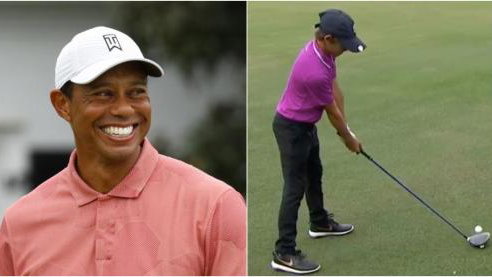 Tiger Woods RESPONDS after being asked whether he will play in PNC with Charlie