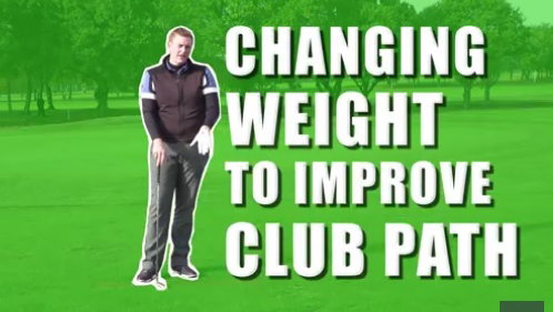 how to shift weight to improve club path