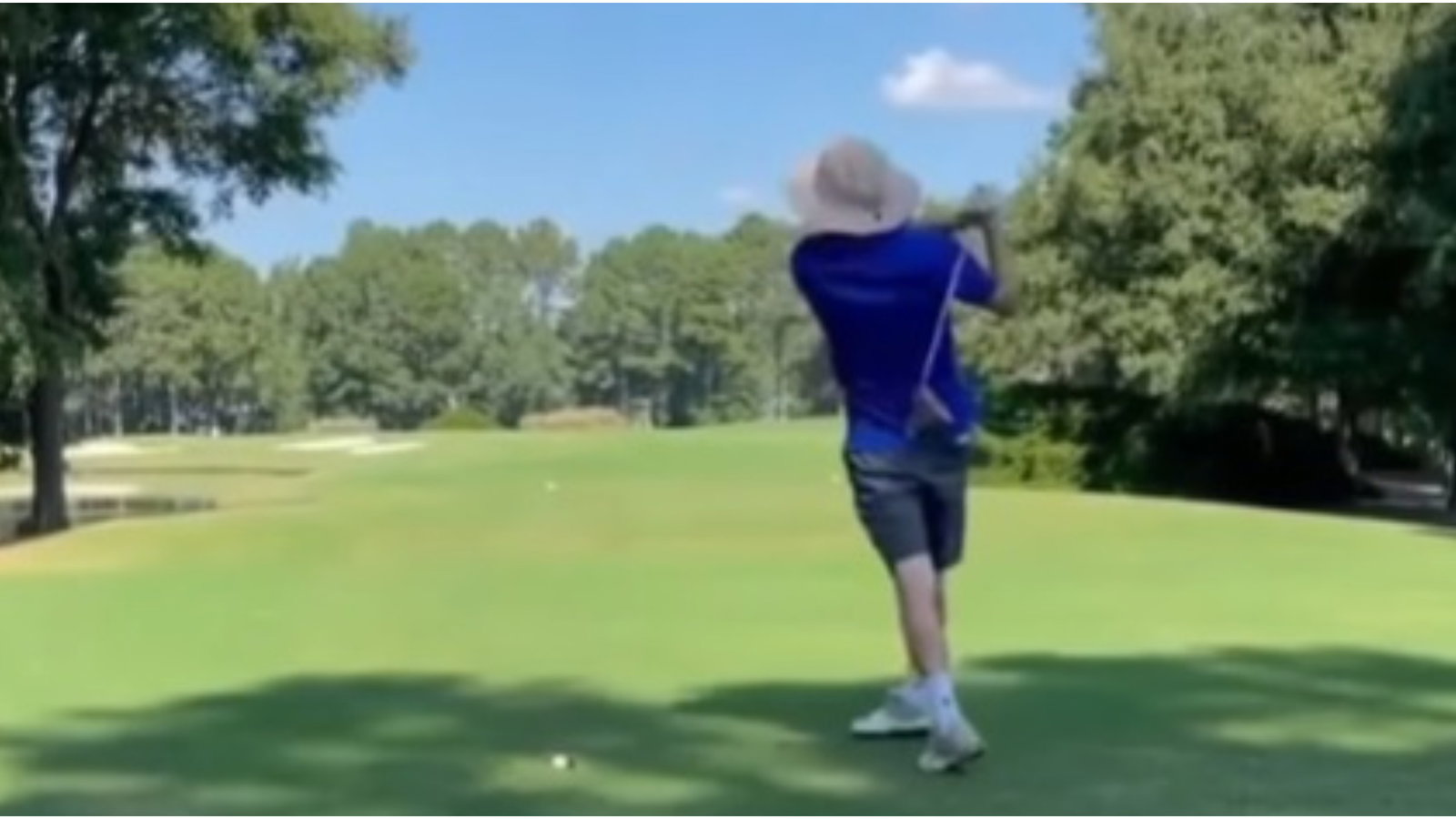 Golf rules: What happens if I hopelessly TOP my drive backwards?!