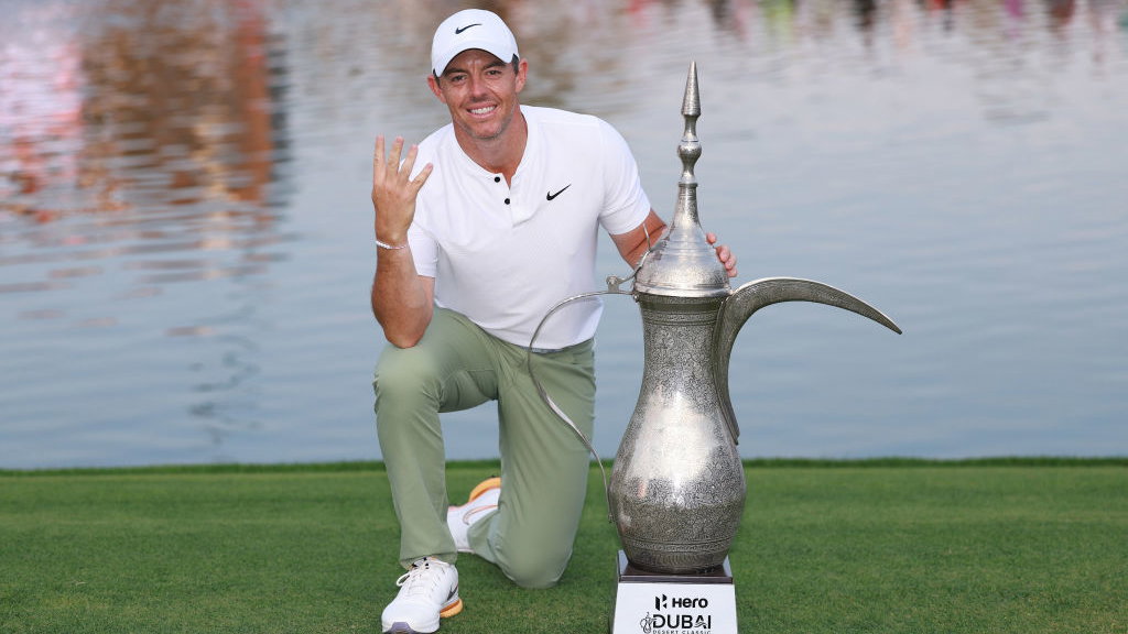 Rory McIlroy earns new record with successful Dubai Desert Classic title defence