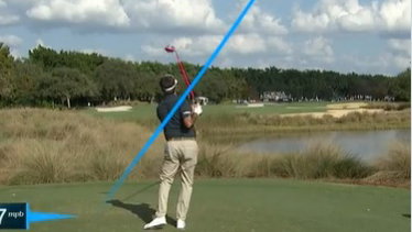 WATCH: Bubba Watson CLATTERS spectator as ball nearly goes in for an ALBATROSS!