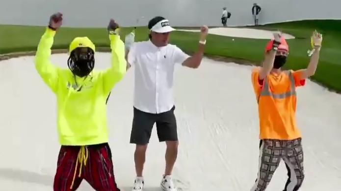 Bubba Watson does Tik Tok: social media reacts to SHOCKING Phoenix Open video!