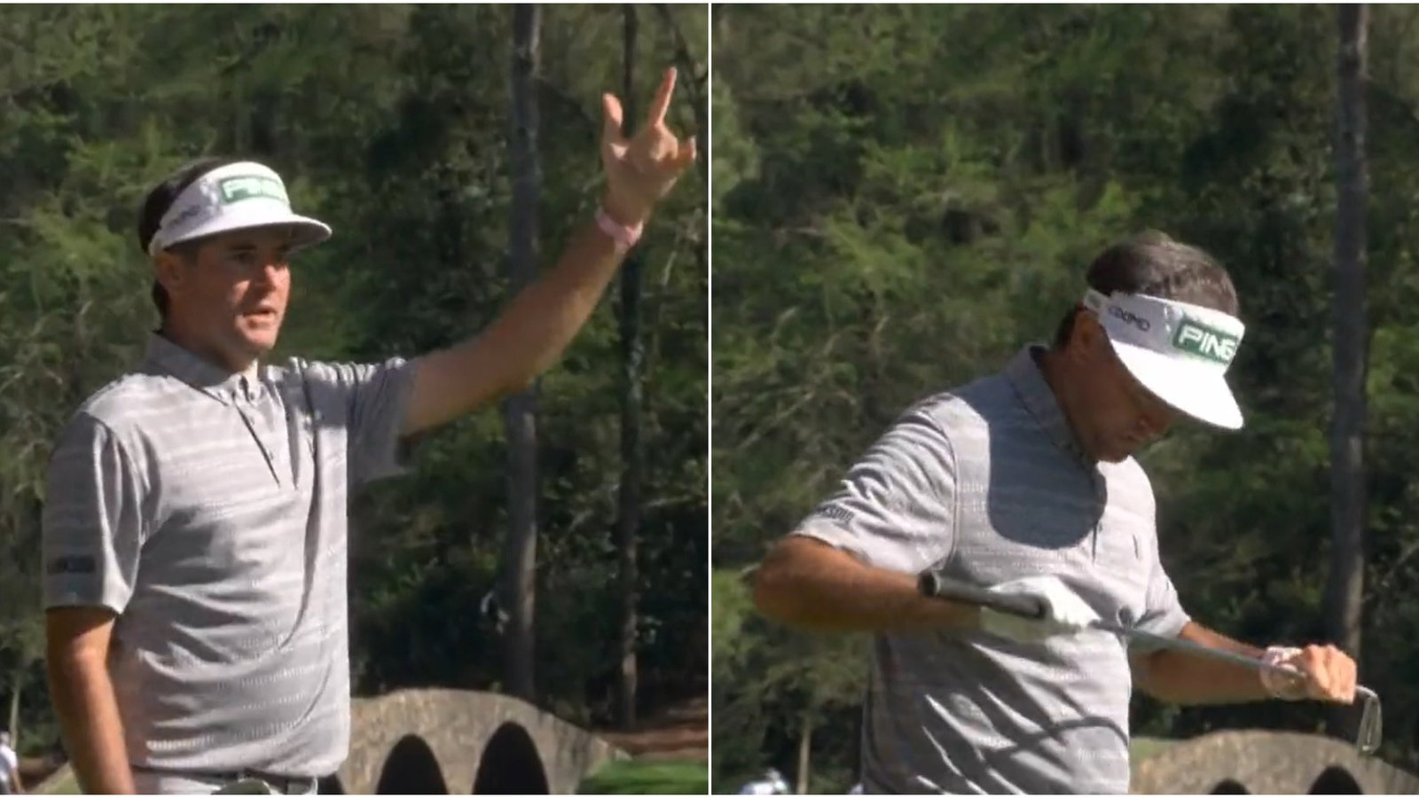 WATCH: Bubba Watson has an ALMIGHTY STROP with mud ball at The Masters!