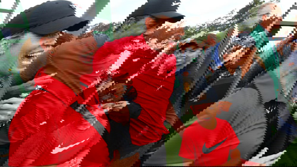 Twitter reacts after video emerges of Tiger Woods' son