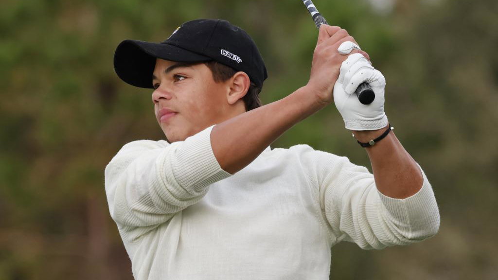 Charlie Woods endures brutal three rounds on AJGA debut