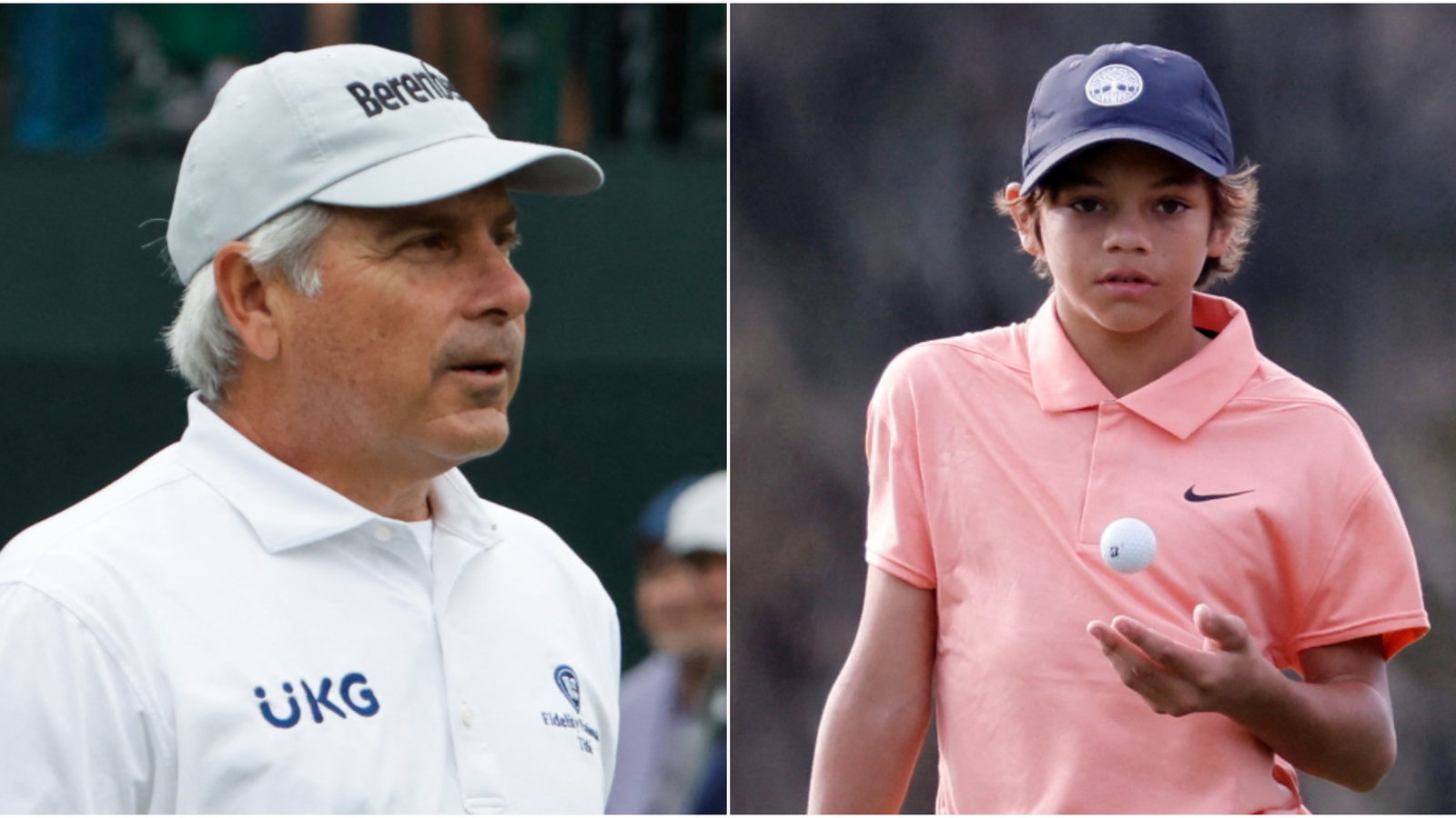 Fred Couples needed Charlie Woods' permission to use his caddie