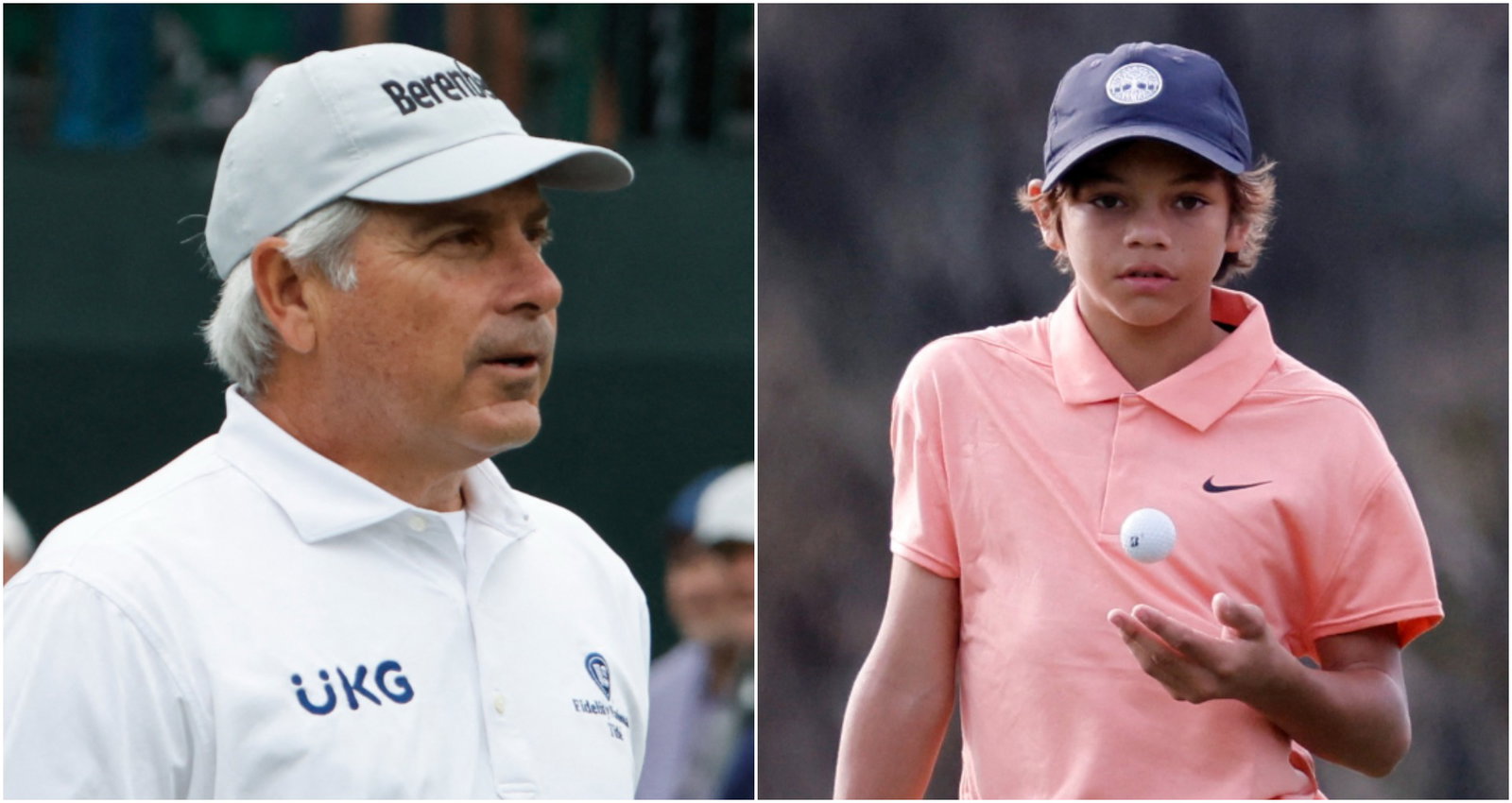 Fred Couples needed Charlie Woods' permission to use his caddie
