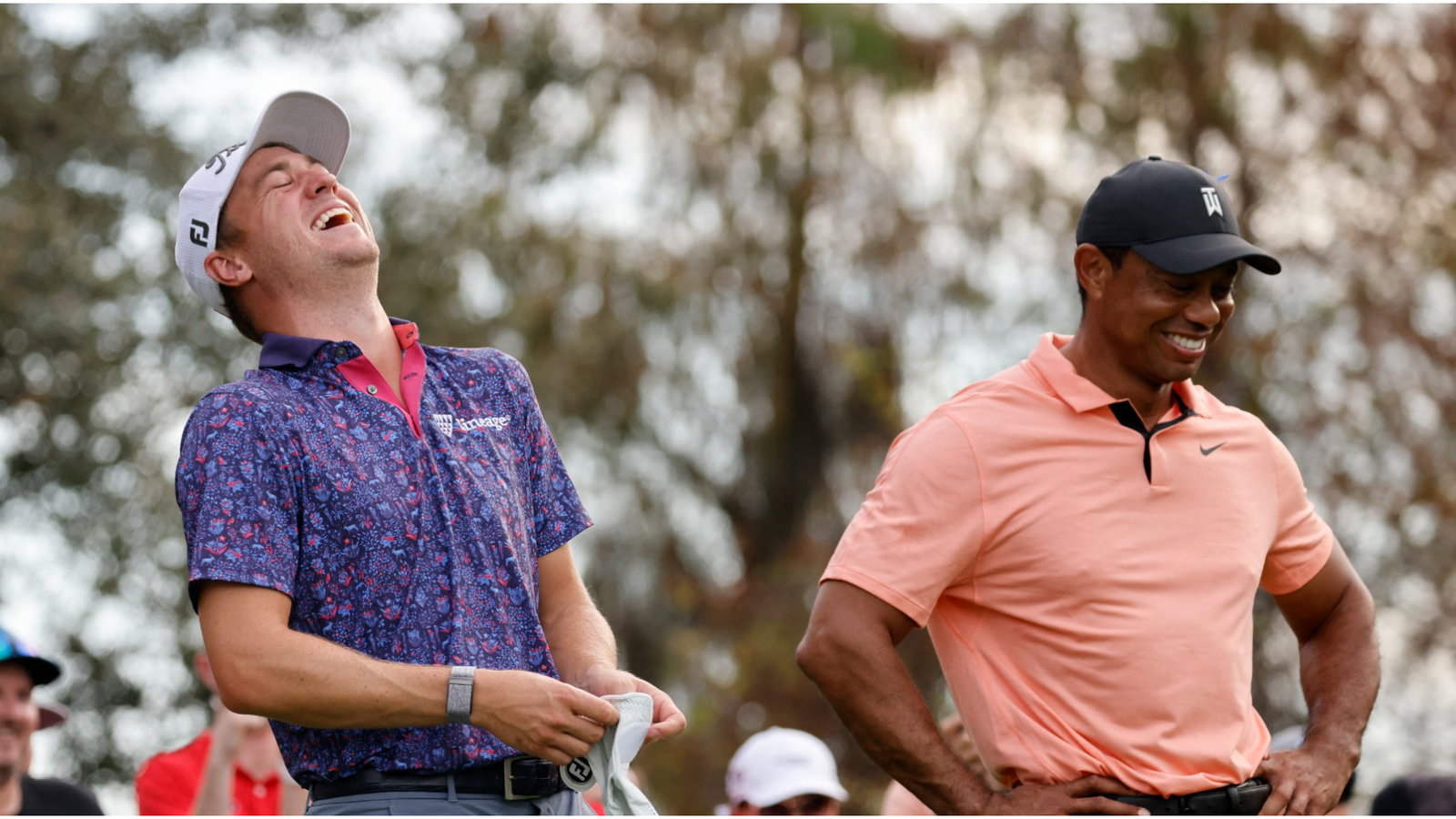 Justin Thomas reacts to Tiger Woods dressing as Batman at Comic Con