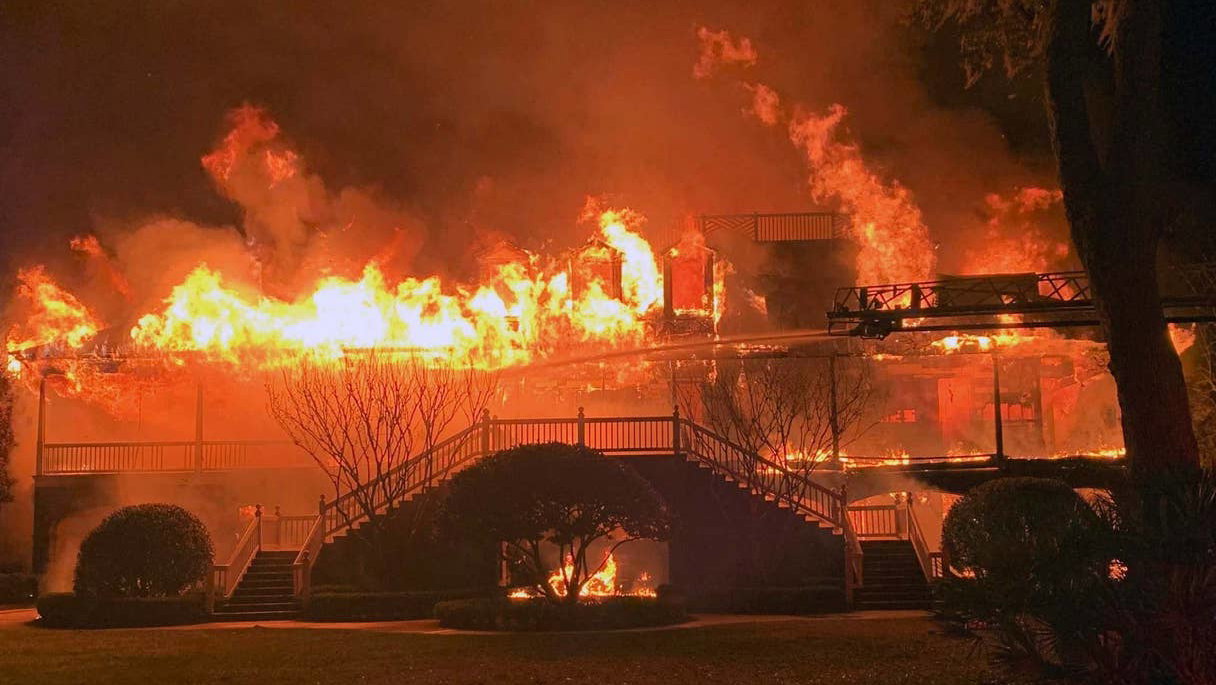 Davis Love III lucky to be alive after house fire