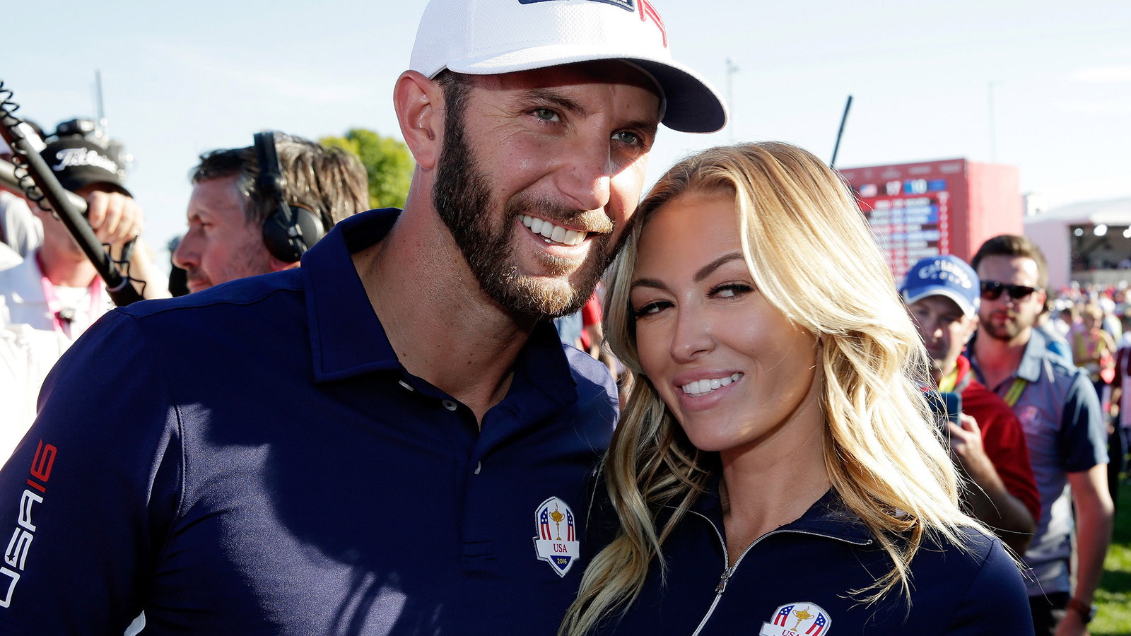 Paulina Gretsky and Dustin Johnson appear to be reunited at Ryder Cup