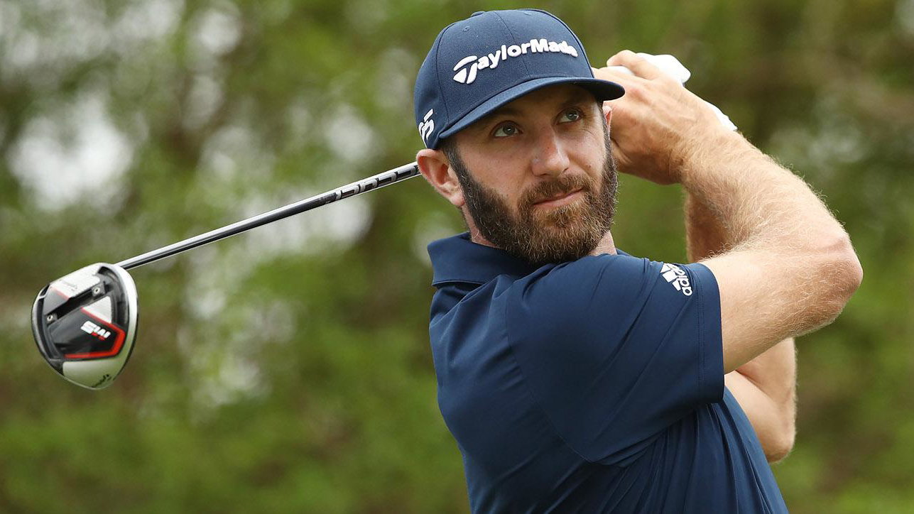 Dustin Johnson: in the bag at the 2019 Masters