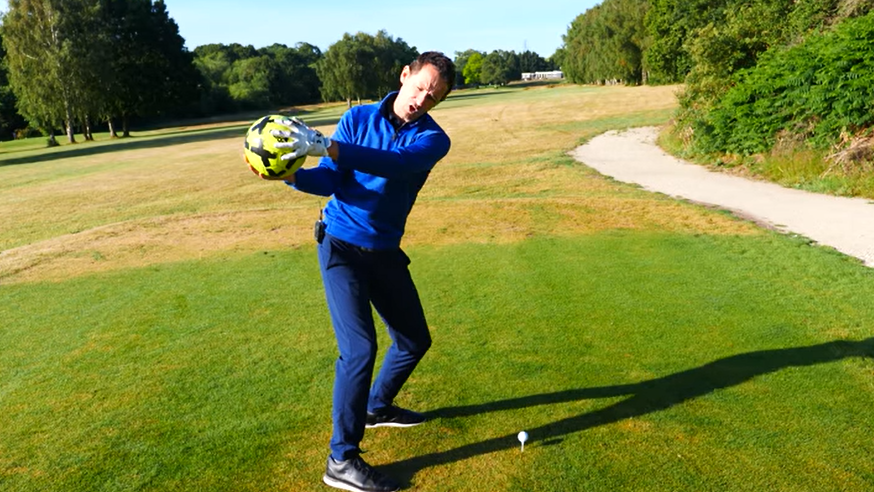 One CRAZY golf tip that will help you hit the golf ball straight