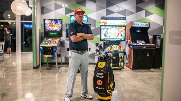 Jason Dufner testing Cobra 3D PRINTED PUTTER ahead of Arnold Palmer Invitational