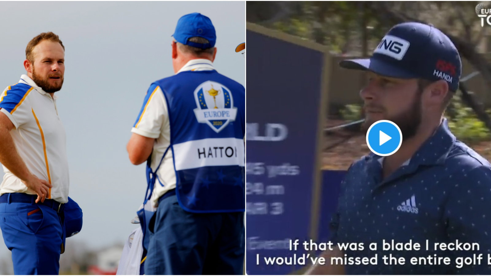 "What a strike that is": Tyrrell Hatton THROWS more clubs on European Tour 