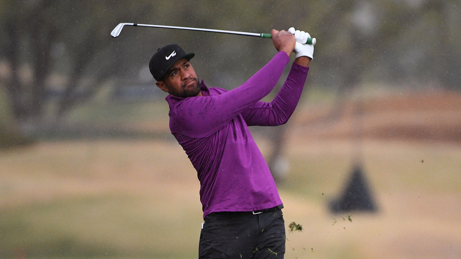 Tony Finau in three-way tie for lead with 18 to play at The American Express