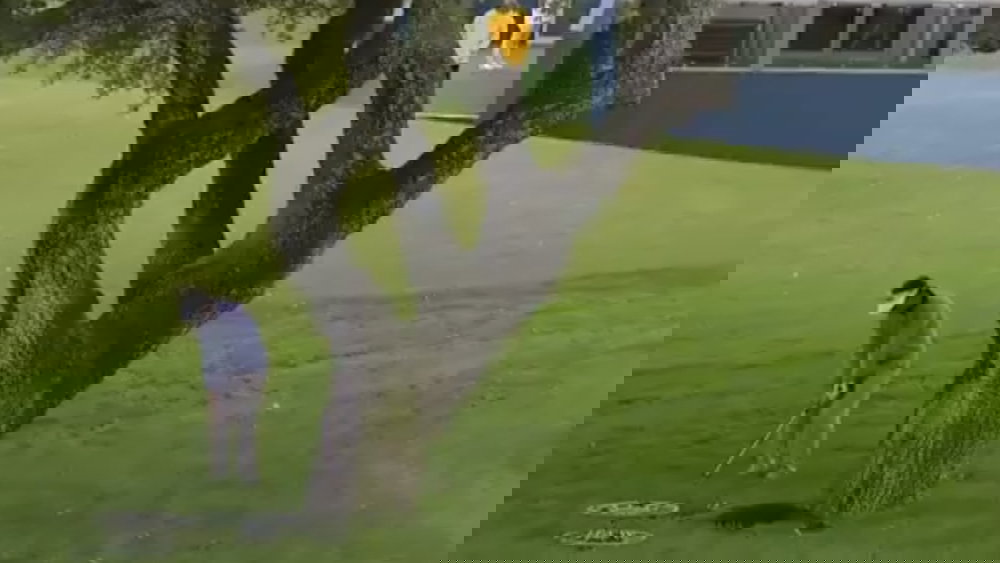 WATCH: Gonzalo Fernandez-Castano with golf's up-and-down of the year!