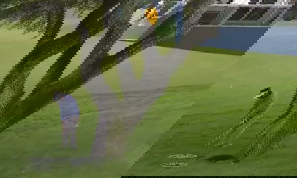 WATCH: Gonzalo Fernandez-Castano with golf's up-and-down of the year!