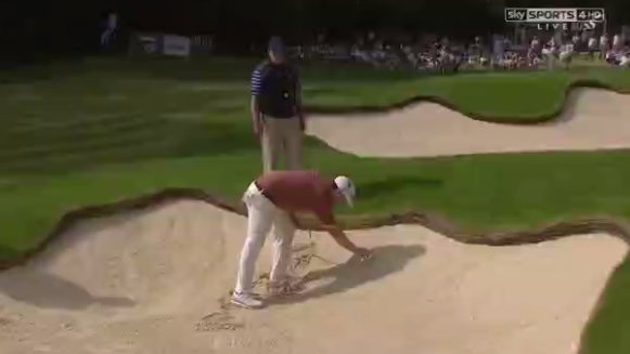 is branden grace's free drop from sand the most fortuitous ruling ever?