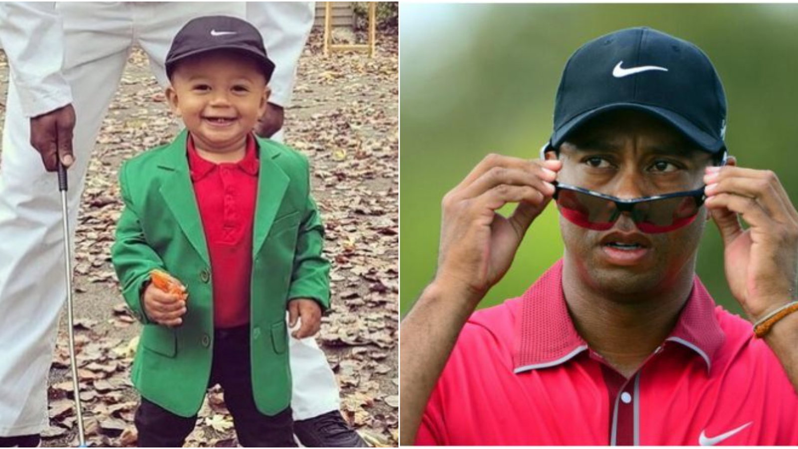 Tiger Woods: This kid absolutely NAILED his costume of the big cat for Halloween