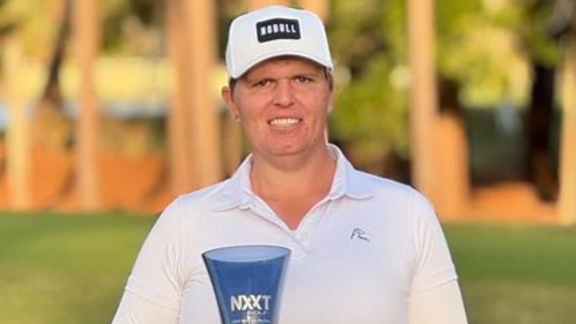 Transgender woman wins mini tour event to keep LPGA Tour dream alive