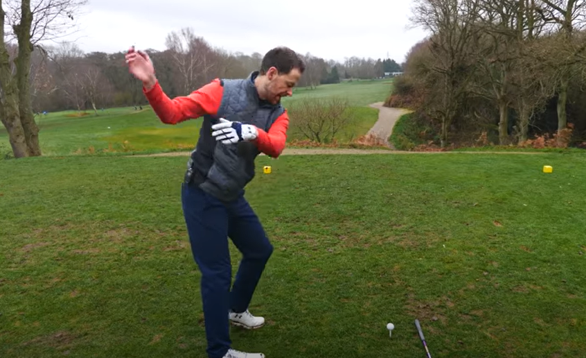 One CRAZY golf tip that will help you hit the golf ball straight