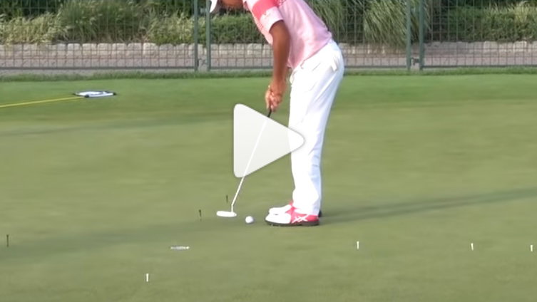 How long would it take YOU to complete this epic Hideki Matsuyama putting drill?