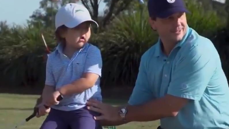 PGA Tour make dreams come true for golf loving 3-year-old battling cancer