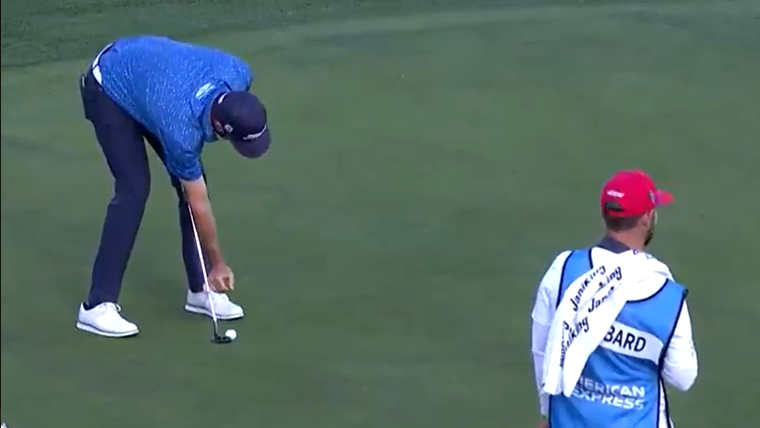 Golf fans react to PGA Tour pro Mark Hubbard TAKING THE MICK with his putter!