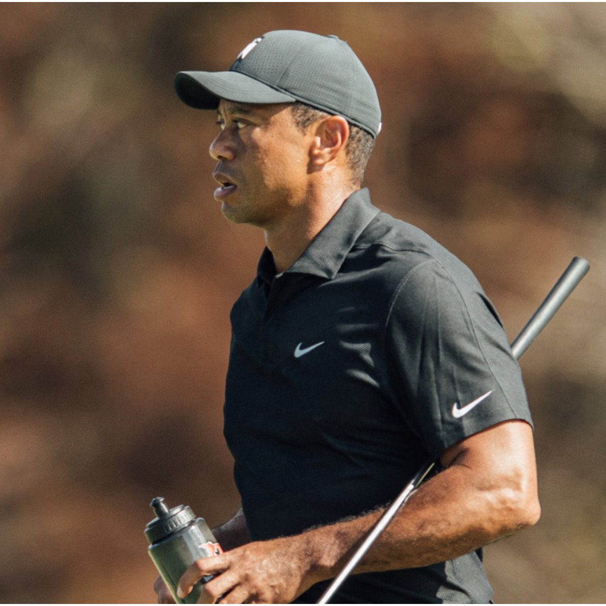 Tiger Woods on first tee at 1992 LA Open: 