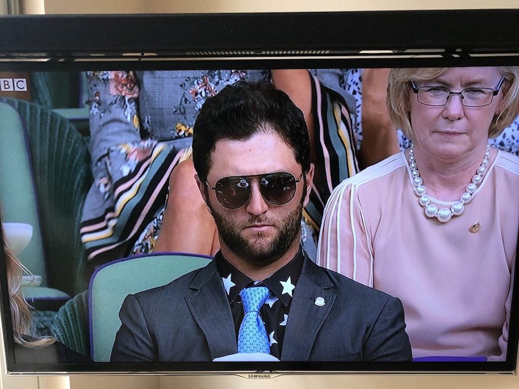 Golf legend sightings at Wimbledon Tennis this week