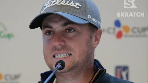 WATCH: Justin Thomas shuts down journalist after making false comment!