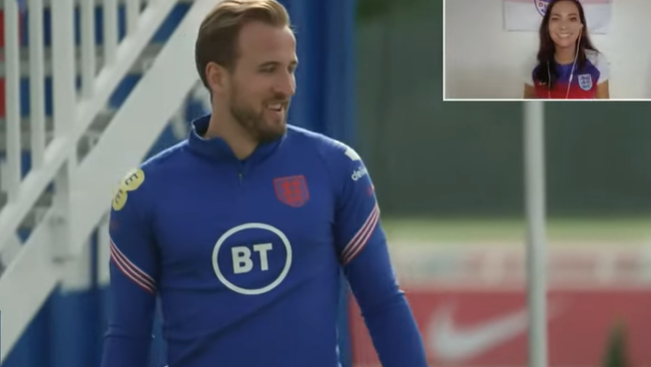 Harry Kane CHIPS IN TWICE IN A ROW during England golf chipping challenge!
