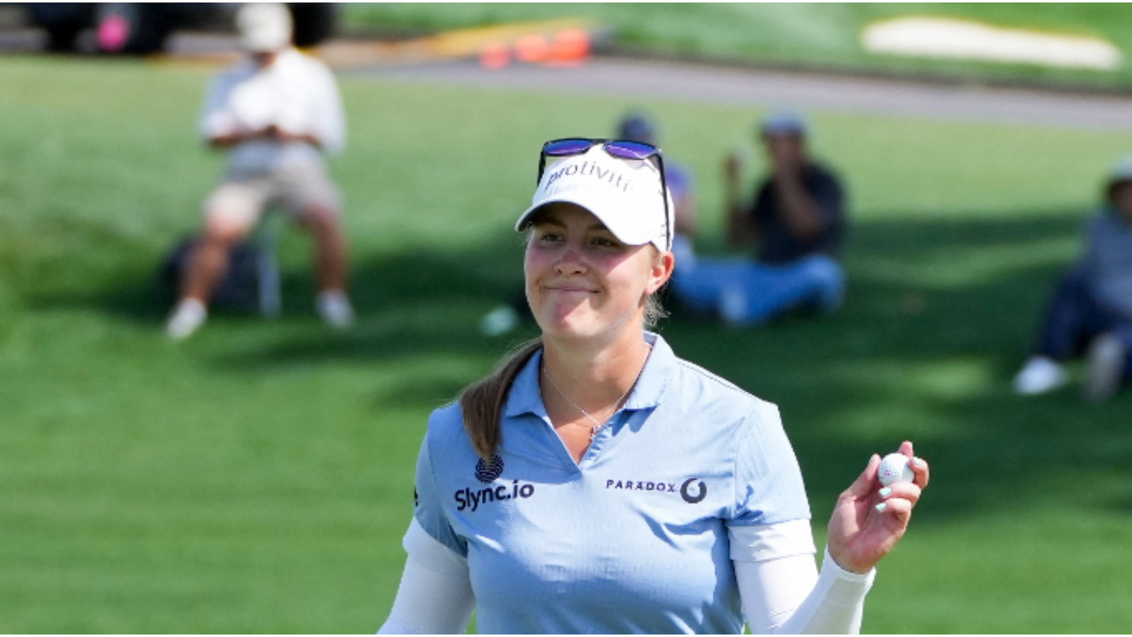 Jennifer Kupcho says she's used to hearing crowds support other players