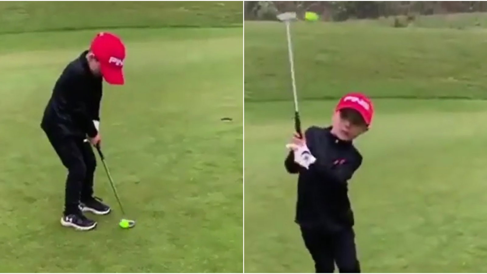 Golf rules: What happens if you SCOOP the ball over your shoulder and drain it?