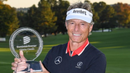 Bernhard Langer becomes OLDEST WINNER in senior golf history
