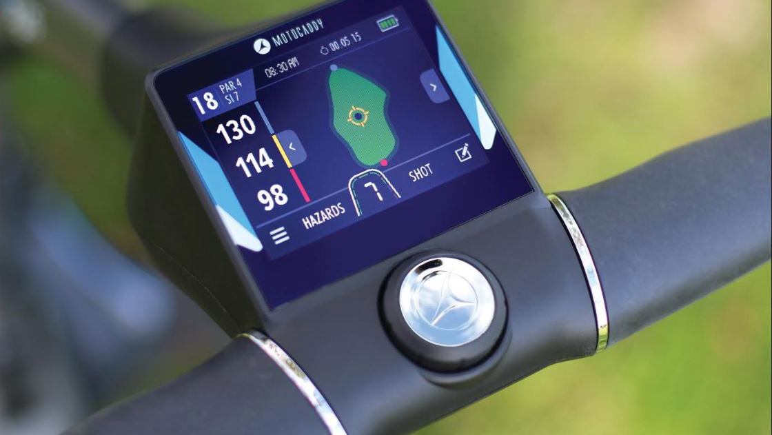 Motocaddy launches world's first TOUCH SCREEN electric trolley