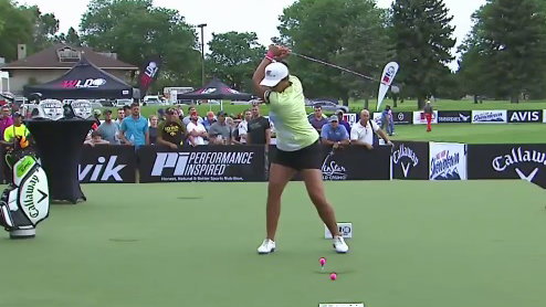 Miraculous bounce results in world record for longest women's drive