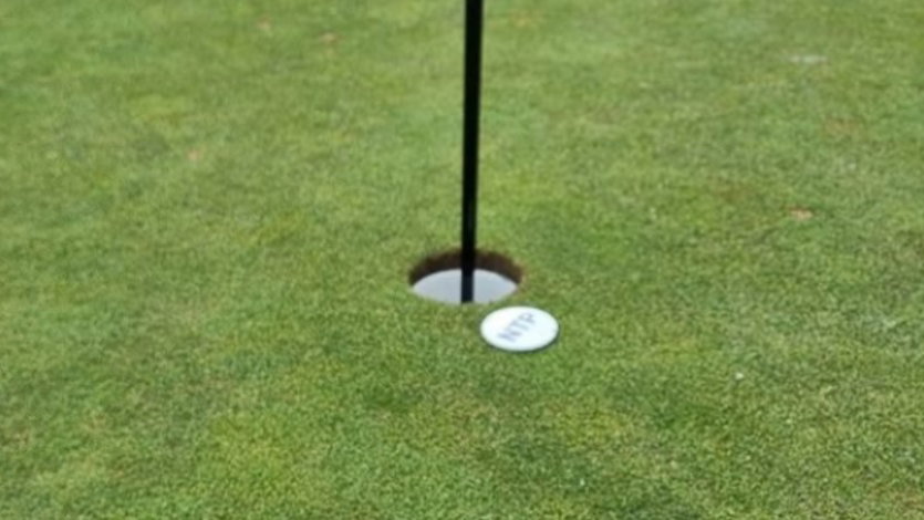 Golf rules: Am I able to move a MASSIVE nearest to the pin marker like this?